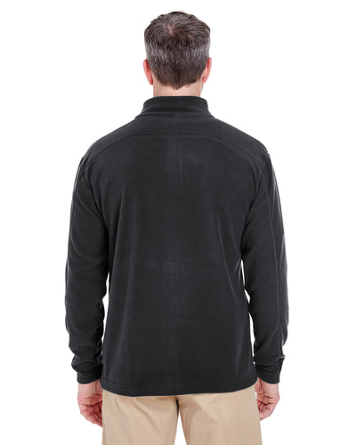UltraClub Men's Cool & Dry Full-Zip Microfleece