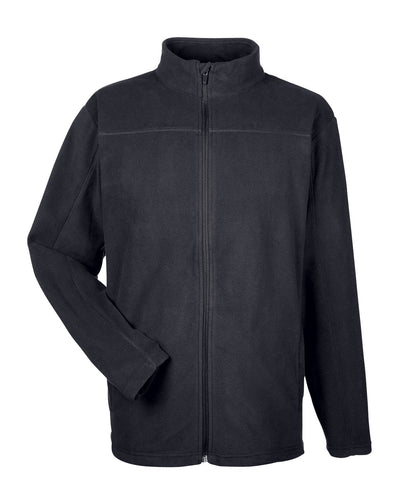 UltraClub Men's Cool & Dry Full-Zip Microfleece