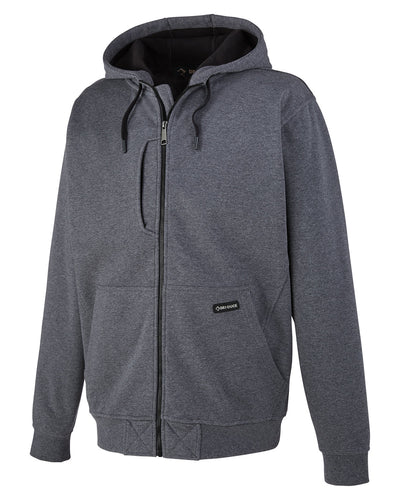Dri Duck Men's Bateman Power Full Zip Hooded Fleece