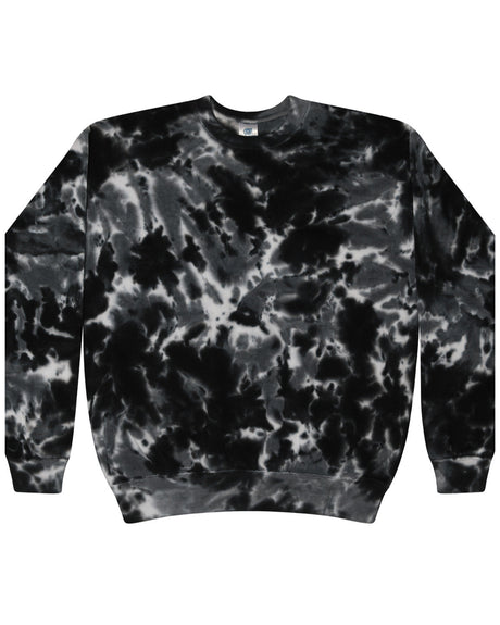 Tie-Dye Adult 8.5 oz., 80/20 crew neck fleece Tie-Dye