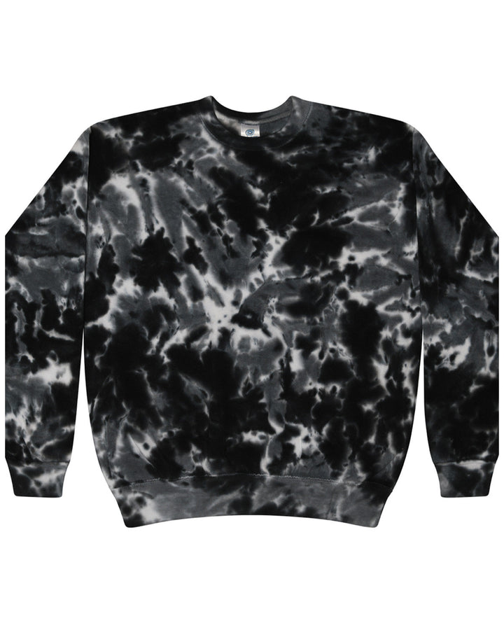 Tie-Dye Adult 8.5 oz., 80/20 crew neck fleece Tie-Dye