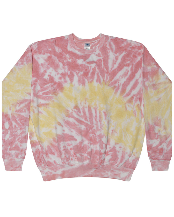 Tie-Dye Adult 8.5 oz., 80/20 crew neck fleece Tie-Dye