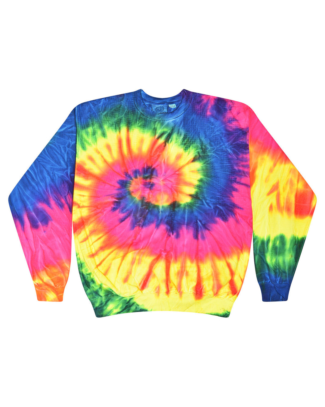 Tie-Dye Adult 8.5 oz., 80/20 crew neck fleece Tie-Dye