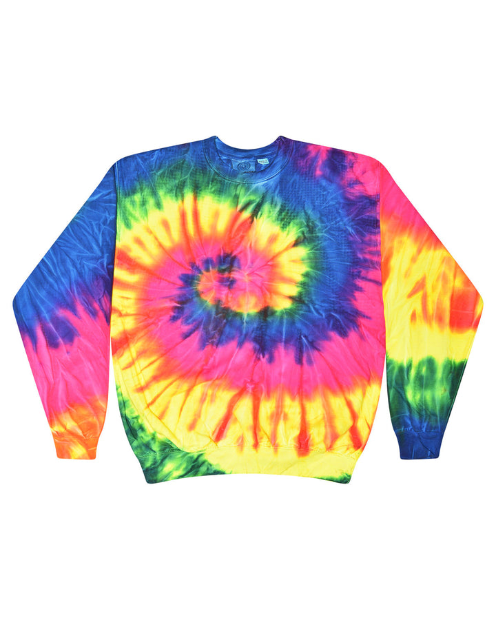 Tie-Dye Adult 8.5 oz., 80/20 crew neck fleece Tie-Dye