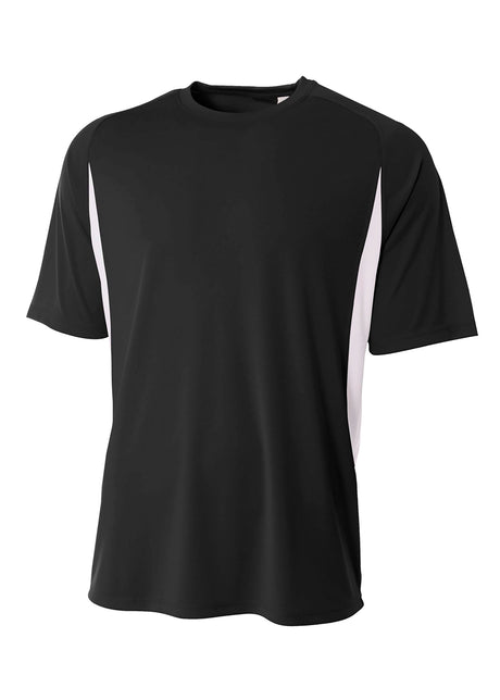 A4 Men's Cooling Performance Color Block Tee Mens