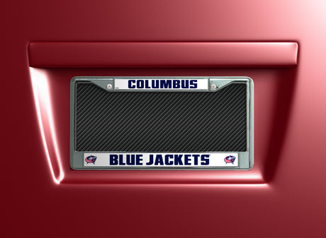 NHL Columbus Blue Jackets Chrome License Plate Frame Fan Gear NHL Columbus Blue Jackets