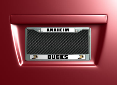 NHL Anaheim Ducks Chrome License Plate Frame Fan Gear NHL Anaheim Ducks