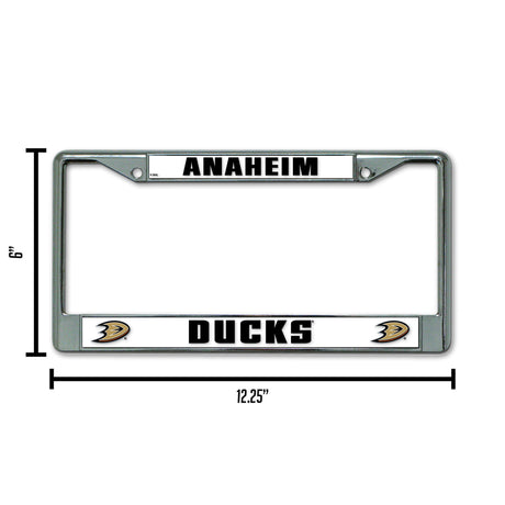 NHL Anaheim Ducks Chrome License Plate Frame Fan Gear NHL Anaheim Ducks
