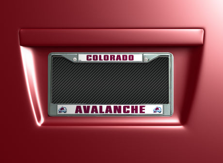 NHL Colorado Avalanche Chrome License Plate Frame Fan Gear NHL Colorado Avalanche