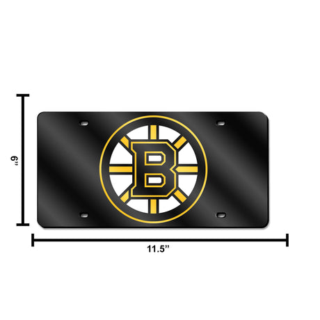 NHL Boston Bruins Laser Cut Automobile Tag Fan Gear NHL Boston Bruins