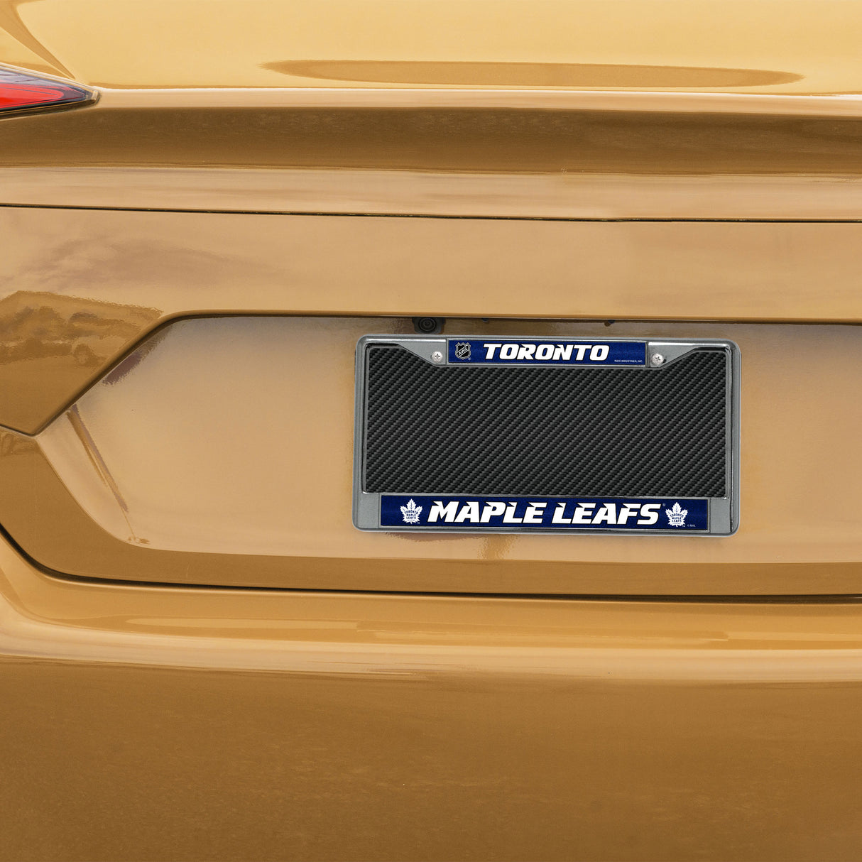 NHL Toronto Maple Leafs Chrome Glitter License Plate Frame Fan Gear NHL Toronto Maple Leafs