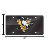 NHL Pittsburgh Penguins Laser Cut Automobile Tag Fan Gear NHL Pittsburgh Penguins