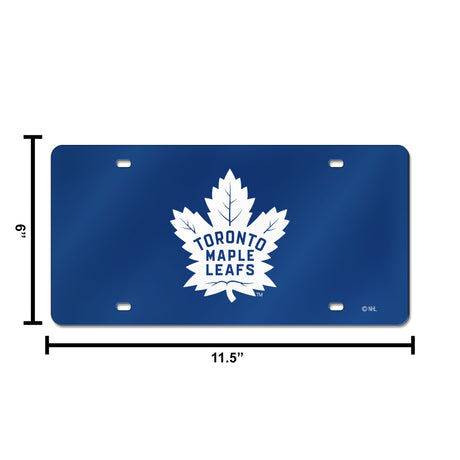 NHL Toronto Maple Leafs Laser Cut Automobile Tag Fan Gear NHL Toronto Maple Leafs