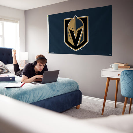 NHL Vegas Golden Knights 3x5 Banner Flag Fan Gear NHL Vegas Golden Knights