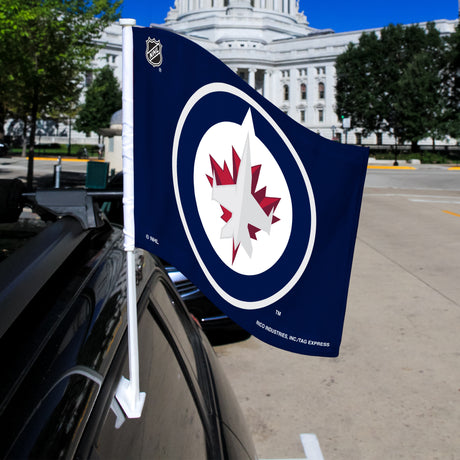 NHL Winnipeg Jets Car Flag Fan Gear NHL Winnipeg Jets