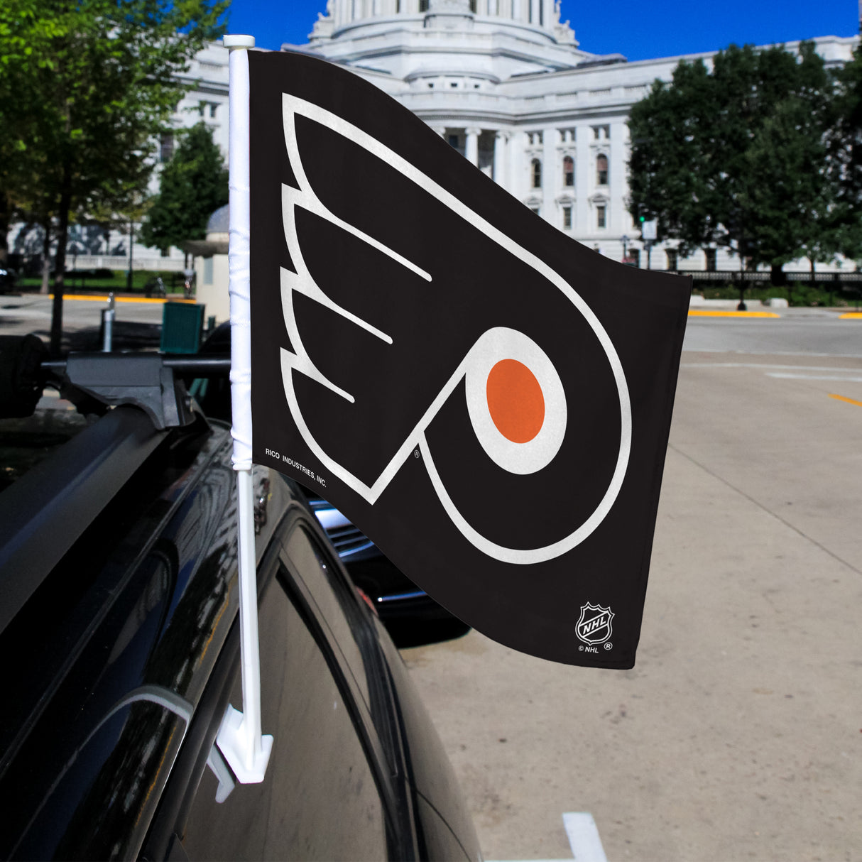 NHL Philadelphia Flyers Car Flag Fan Gear NHL Philadelphia Flyers