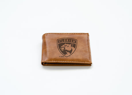 NHL Florida Panthers Laser Engraved Billfold Fan Gear NHL Florida Panthers