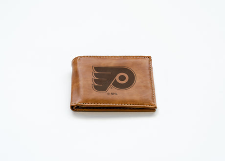NHL Philadelphia Flyers Laser Engraved Billfold Fan Gear NHL Philadelphia Flyers