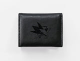 NHL San Jose Sharks Laser Engraved Trifold Fan Gear NHL San Jose Sharks