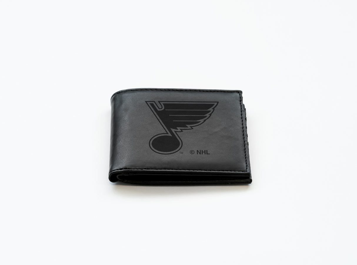 NHL St. Louis Blues Laser Engraved Billfold Fan Gear NHL St. Louis Blues