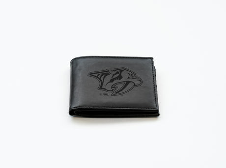 NHL Nashville Predators Laser Engraved Billfold Fan Gear NHL Nashville Predators