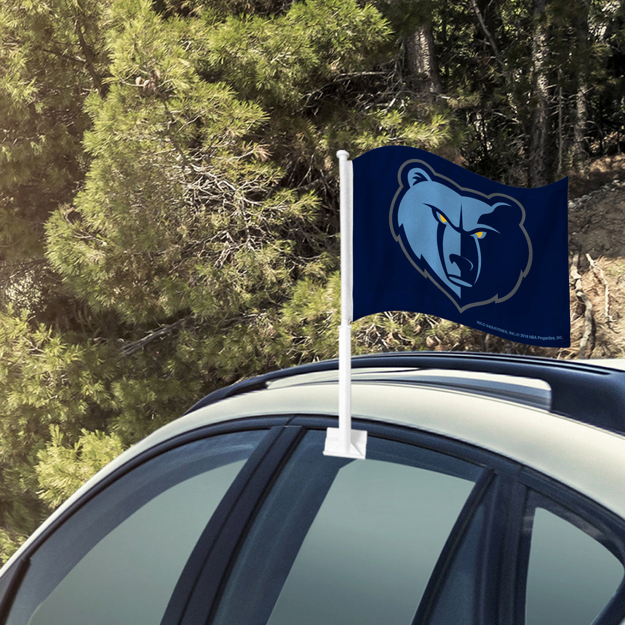 NBA Memphis Grizzlies Car Flag Fan Gear NBA Memphis Grizzlies