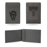 NCAA North Carolina State Wolfpack Laser Engraved Front Pocket Wallet Fan Gear NCAA North Carolina State Wolfpack