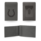 NFL Indianapolis Colts Laser Engraved Front Pocket Wallet Fan Gear NFL Indianapolis Colts