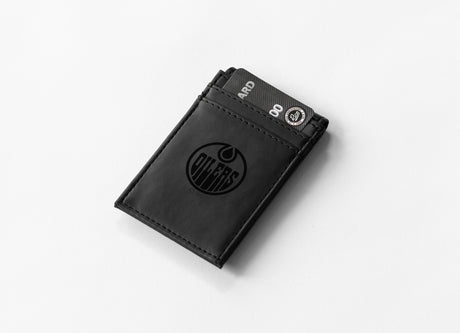 NHL Edmonton Oilers Laser Engraved Front Pocket Wallet Fan Gear NHL Edmonton Oilers