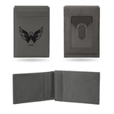 NHL Washington Capitals Laser Engraved Front Pocket Wallet Fan Gear NHL Washington Capitals