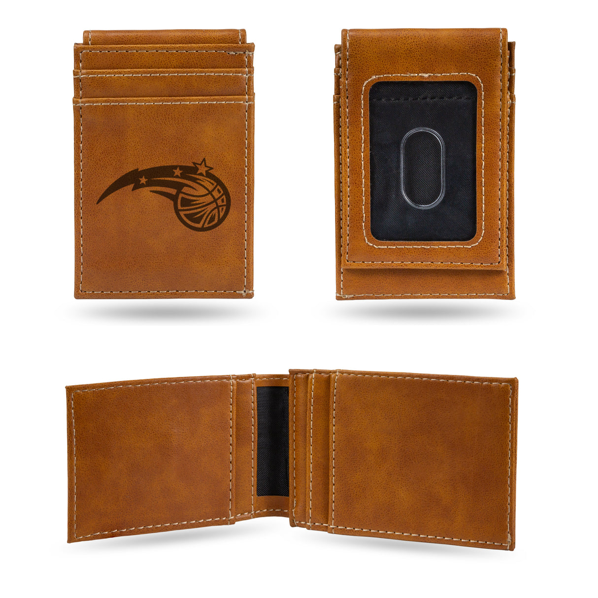 NBA Orlando Magic Laser Engraved Front Pocket Wallet Fan Gear NBA Orlando Magic