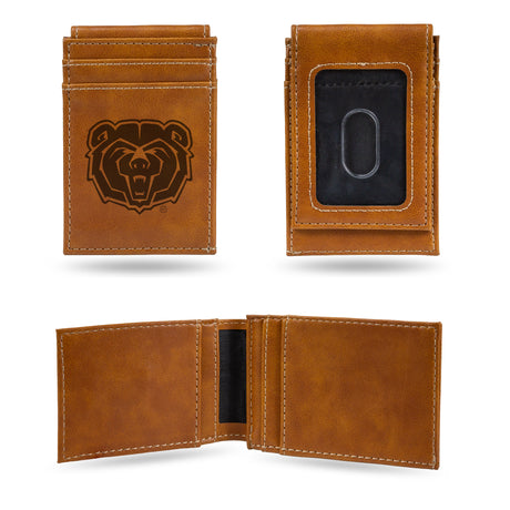 NCAA Missouri State Bears Laser Engraved Front Pocket Wallet Fan Gear NCAA Missouri State Bears