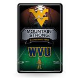 NCAA West Virginia Mountaineers Large Metal Sign Fan Gear NCAA West Virginia Mountaineers