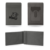 NCAA Northern Michigan Wildcats Laser Engraved Front Pocket Wallet Fan Gear NCAA Northern Michigan Wildcats