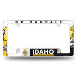 NCAA Idaho Vandals Chrome License Plate Frame Fan Gear NCAA Idaho Vandals