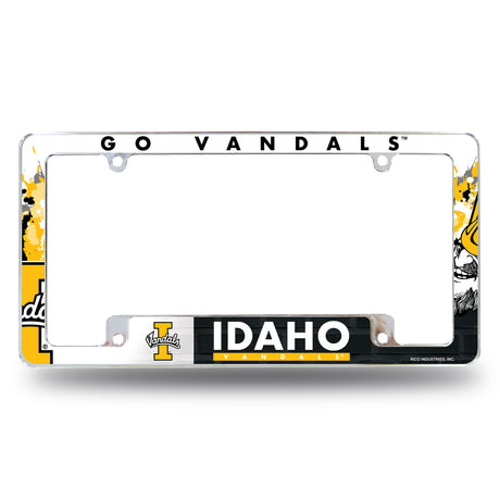 NCAA Idaho Vandals Chrome License Plate Frame Fan Gear NCAA Idaho Vandals