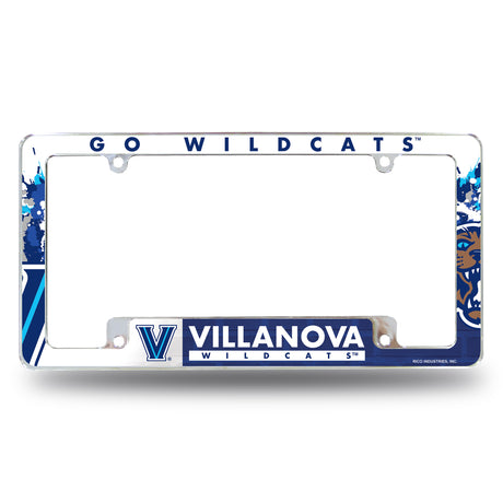 NCAA Villanova Wildcats Chrome License Plate Frame Fan Gear NCAA Villanova Wildcats