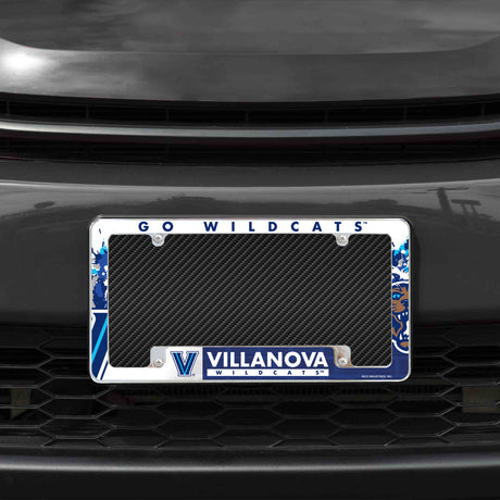 NCAA Villanova Wildcats Chrome License Plate Frame Fan Gear NCAA Villanova Wildcats