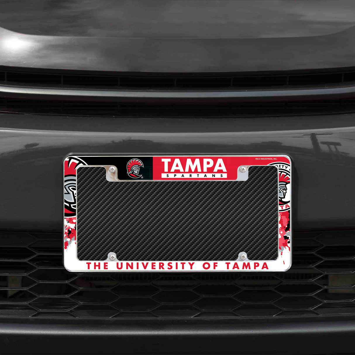 NCAA Tampa Spartans Chrome License Plate Frame Fan Gear NCAA Tampa Spartans