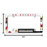 NCAA Virginia Military Institute Keydets Chrome License Plate Frame Fan Gear NCAA Virginia Military Institute Keydets