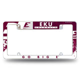 NCAA Eastern Kentucky Colonels Chrome License Plate Frame Fan Gear NCAA Eastern Kentucky Colonels