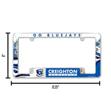 NCAA Creighton Bluejays Chrome License Plate Frame Fan Gear NCAA Creighton Bluejays