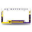 NCAA Minnesota State-Mankato Mavericks Chrome License Plate Frame Fan Gear NCAA Minnesota State-Mankato Mavericks