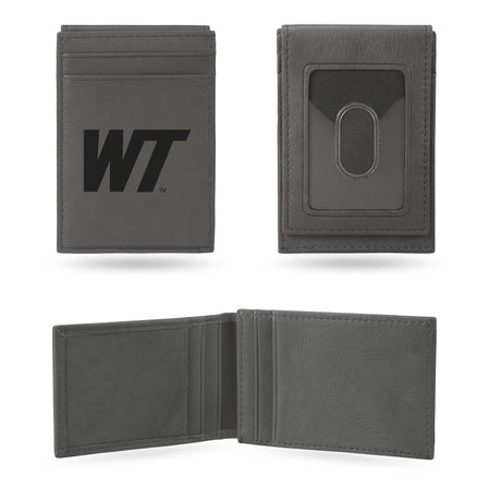 NCAA West Texas A&m Buffalos Laser Engraved Front Pocket Wallet Fan Gear NCAA West Texas A&m Buffalos