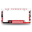 NCAA Youngstown Penguins Chrome License Plate Frame Fan Gear NCAA Youngstown Penguins