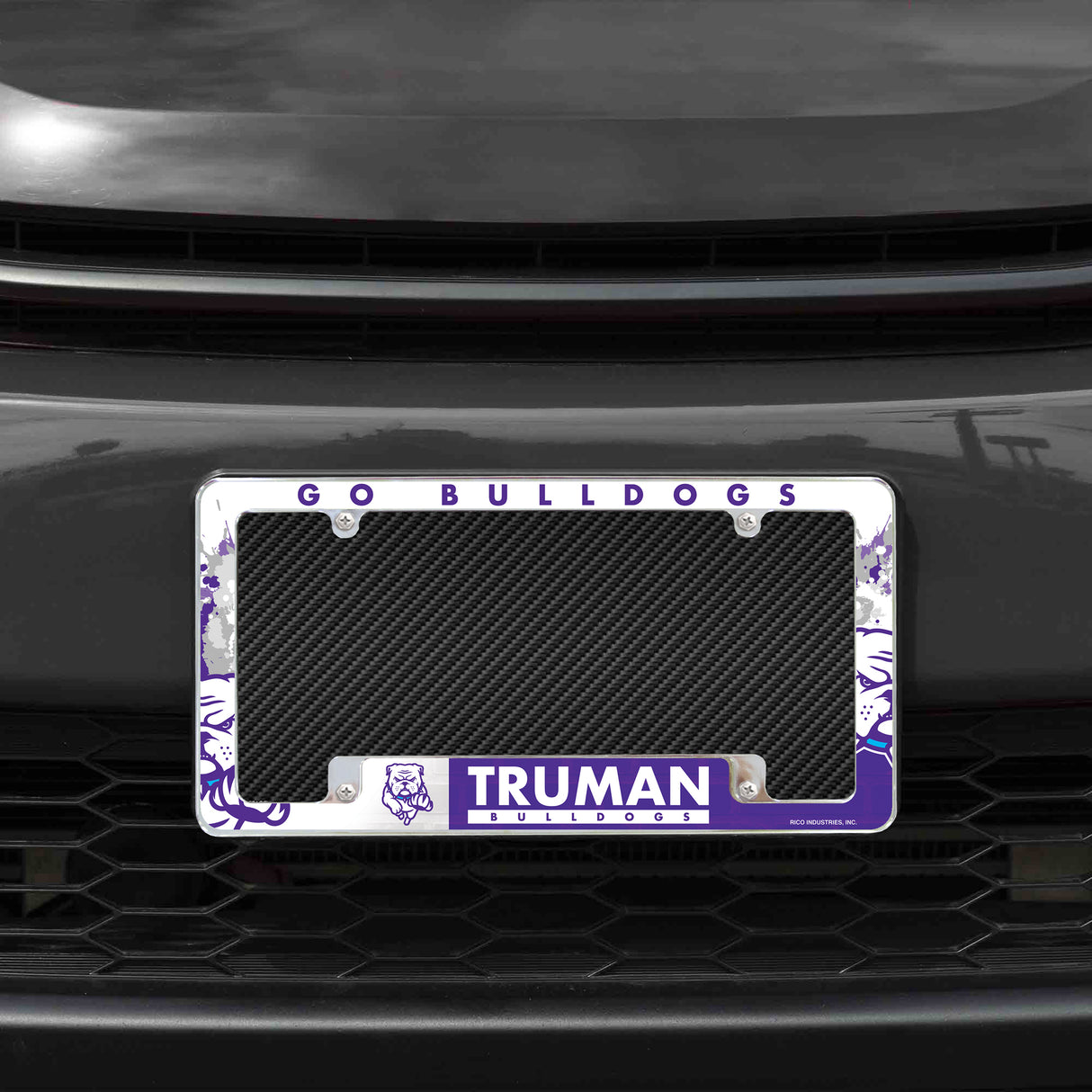 NCAA Truman State Bulldogs Chrome License Plate Frame Fan Gear NCAA Truman State Bulldogs