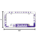 NCAA Truman State Bulldogs Chrome License Plate Frame Fan Gear NCAA Truman State Bulldogs