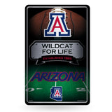 NCAA Arizona Wildcats Large Metal Sign Fan Gear NCAA Arizona Wildcats
