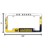 NCAA Cal Berkeley Golden Bears Chrome License Plate Frame Fan Gear NCAA Cal Berkeley Golden Bears