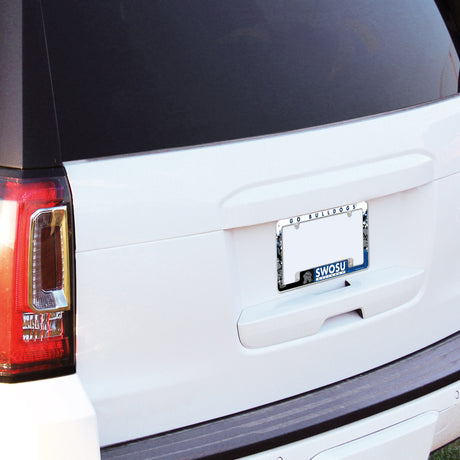 NCAA Southwestern Oklahoma State Bulldogs Chrome License Plate Frame Fan Gear NCAA Southwestern Oklahoma State Bulldogs